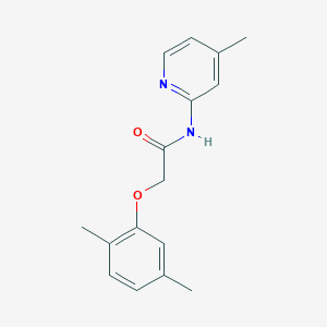 2-(2,5-dimethylphenoxy)-N-(4-methyl-2-pyridinyl)acetamide