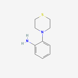molecular formula C10H14N2S B587197 2-(硫代吗啉-4-基)苯胺 CAS No. 144187-52-0
