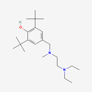 2,6-di-tert-butyl-4-{[[2-(diethylamino)ethyl](methyl)amino]methyl}phenol