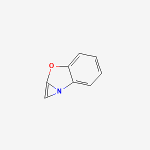 molecular formula C8H5NO B587199 Azireno[2,1-b][1,3]benzoxazole CAS No. 142135-15-7