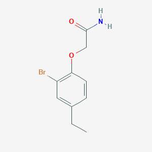 molecular formula C10H12BrNO2 B5871991 2-(2-bromo-4-ethylphenoxy)acetamide 