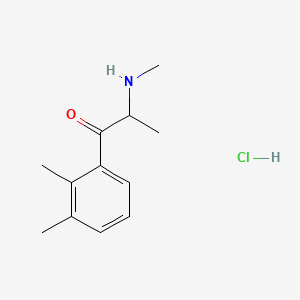 molecular formula C12H18ClNO B587201 2,3-Dimethylmethcathinone hydrochloride CAS No. 1797981-99-7