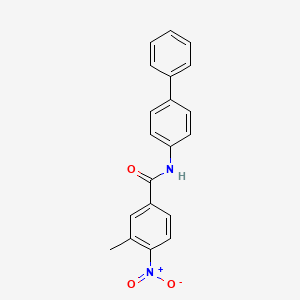 N-4-biphenylyl-3-methyl-4-nitrobenzamide
