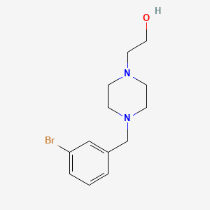 molecular formula C13H19BrN2O B5872098 2-[4-(3-bromobenzyl)-1-piperazinyl]ethanol 