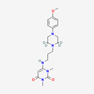 molecular formula C20H29N5O3 B587213 2-Demethoxy-4-methoxy Urapidil-d4 CAS No. 1794780-14-5