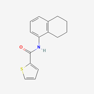 N-(5,6,7,8-tetrahydro-1-naphthalenyl)-2-thiophenecarboxamide