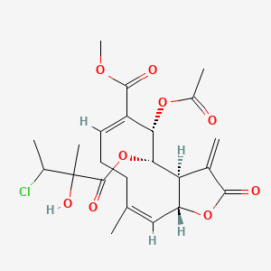 molecular formula C23H29ClO9 B587219 氯乌维达林 CAS No. 24694-80-2