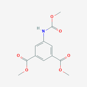 molecular formula C12H13NO6 B5872233 dimethyl 5-[(methoxycarbonyl)amino]isophthalate 