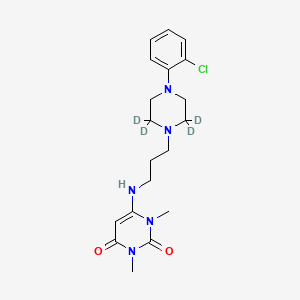 molecular formula C19H26ClN5O2 B587224 2-Demethoxy-2-chloro Urapidil-d4 CAS No. 1794883-40-1