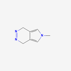 molecular formula C7H9N3 B587228 6-Methyl-4,6-dihydro-1H-pyrrolo[3,4-d]pyridazine CAS No. 152940-77-7