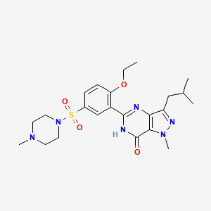 molecular formula C23H32N6O4S B587234 异丁烯西地那非 CAS No. 1391053-95-4
