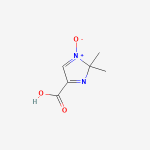 molecular formula C6H8N2O3 B587240 2,2-Dimethyl-1-oxo-2H-1lambda~5~-imidazole-4-carboxylic acid CAS No. 156497-46-0