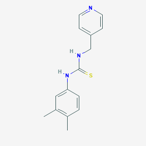 N-(3,4-dimethylphenyl)-N'-(4-pyridinylmethyl)thiourea