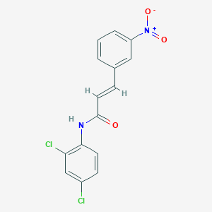 molecular formula C15H10Cl2N2O3 B5872506 N-(2,4-dichlorophenyl)-3-(3-nitrophenyl)acrylamide 