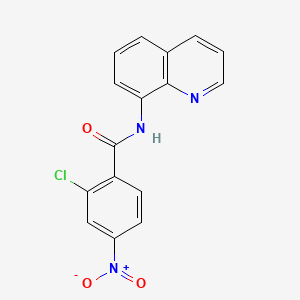 2-chloro-4-nitro-N-8-quinolinylbenzamide