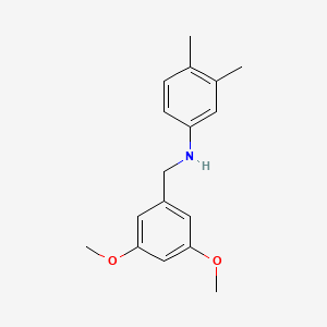 (3,5-dimethoxybenzyl)(3,4-dimethylphenyl)amine