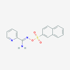 N'-[(2-naphthylsulfonyl)oxy]-2-pyridinecarboximidamide