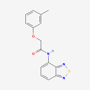 N-2,1,3-benzothiadiazol-4-yl-2-(3-methylphenoxy)acetamide