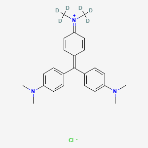 molecular formula C25H30ClN3 B587257 龙胆紫-d6 CAS No. 1266676-01-0