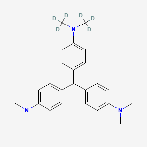 molecular formula C25H31N3 B587258 亮晶体紫-d6 CAS No. 1173023-92-1