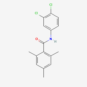 molecular formula C16H15Cl2NO B5872580 N-(3,4-dichlorophenyl)-2,4,6-trimethylbenzamide 