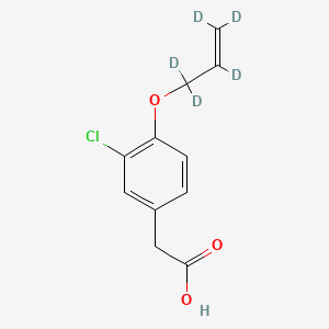 molecular formula C11H11ClO3 B587260 Alclofenac-d5 CAS No. 1286448-70-1