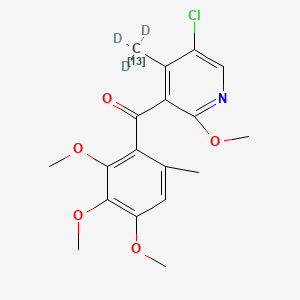 molecular formula C18H20ClNO5 B587263 Pyriofenone-13C,d3 CAS No. 1794979-50-2