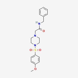 N-benzyl-2-{4-[(4-methoxyphenyl)sulfonyl]-1-piperazinyl}acetamide