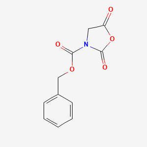 molecular formula C11H9NO5 B587266 Benzyl 2,5-dioxo-1,3-oxazolidine-3-carboxylate CAS No. 159396-61-9