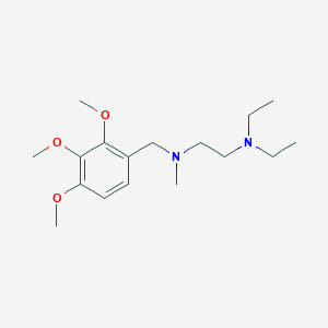 molecular formula C17H30N2O3 B5872696 N,N-diethyl-N'-methyl-N'-(2,3,4-trimethoxybenzyl)-1,2-ethanediamine 