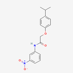 molecular formula C17H18N2O4 B5872701 2-(4-isopropylphenoxy)-N-(3-nitrophenyl)acetamide 