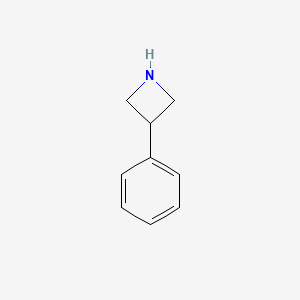 molecular formula C9H11N B587272 3-苯基氮杂环丁烷 CAS No. 4363-13-7