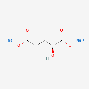molecular formula C5H6Na2O5 B587275 Sodium (S)-2-hydroxypentanedioate CAS No. 63512-50-5