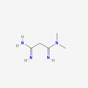 molecular formula C5H12N4 B587279 N,N-Dimethyl Malonamidine CAS No. 1285259-55-3