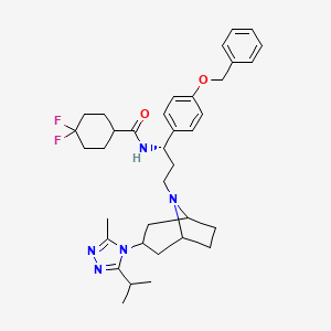 molecular formula C36H47F2N5O2 B587281 4-Benzyloxyphenyl Maraviroc CAS No. 1391048-06-8