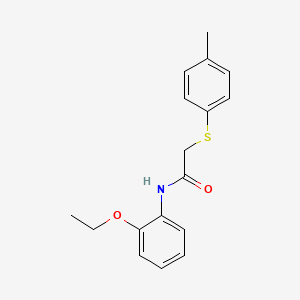 N-(2-ethoxyphenyl)-2-[(4-methylphenyl)thio]acetamide