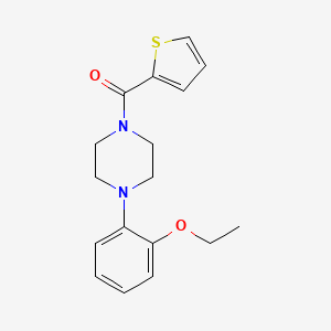 molecular formula C17H20N2O2S B5872848 1-(2-ethoxyphenyl)-4-(2-thienylcarbonyl)piperazine 