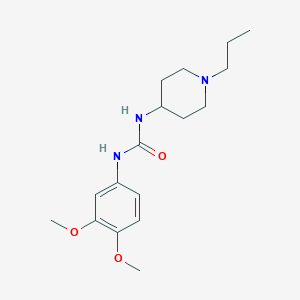 N-(3,4-dimethoxyphenyl)-N'-(1-propyl-4-piperidinyl)urea
