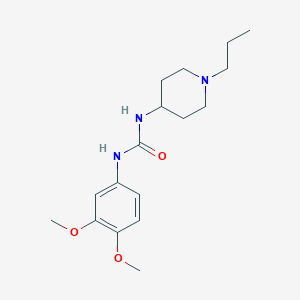 N-(3,4-DIMETHOXYPHENYL)-N'-(1-PROPYL-4-PIPERIDYL)UREA