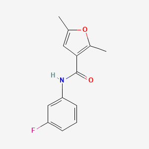 N-(3-fluorophenyl)-2,5-dimethyl-3-furamide