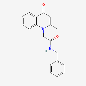 N-benzyl-2-(2-methyl-4-oxo-1(4H)-quinolinyl)acetamide