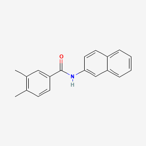 molecular formula C19H17NO B5873039 3,4-dimethyl-N-2-naphthylbenzamide 