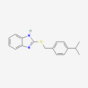2-[(4-isopropylbenzyl)thio]-1H-benzimidazole