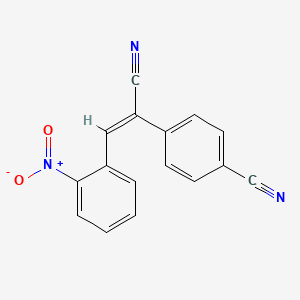 4-[1-cyano-2-(2-nitrophenyl)vinyl]benzonitrile