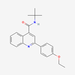 N-(tert-butyl)-2-(4-ethoxyphenyl)-4-quinolinecarboxamide