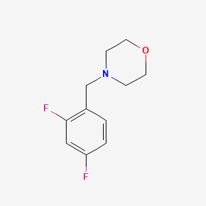 molecular formula C11H13F2NO B5873072 4-(2,4-difluorobenzyl)morpholine 