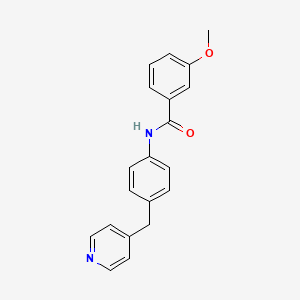 3-methoxy-N-[4-(4-pyridinylmethyl)phenyl]benzamide