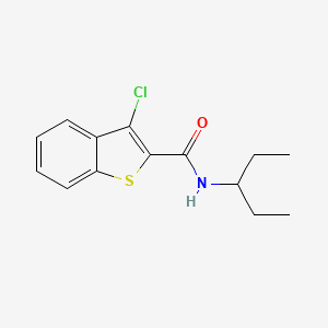 3-chloro-N-(1-ethylpropyl)-1-benzothiophene-2-carboxamide