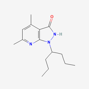 1-(heptan-4-yl)-4,6-dimethyl-1H-pyrazolo[3,4-b]pyridin-3-ol