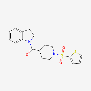 1-{[1-(2-thienylsulfonyl)-4-piperidinyl]carbonyl}indoline